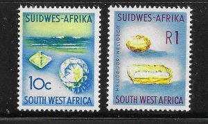 South West Africa 1961-63 Minerals Diamonds Sc 275,280 MNH A2680