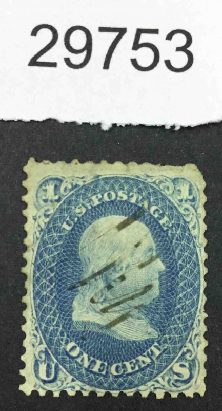 US STAMPS  #63 USED LOT #29753