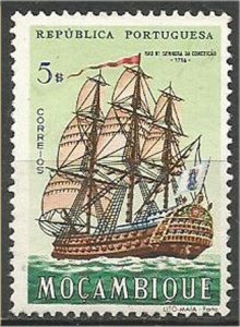 MOZAMBIQUE  1963, MNH 5e, Sailing Ships Scott 446