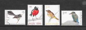 BIRDS-NORFOLK ISLAND #985-8 MNH