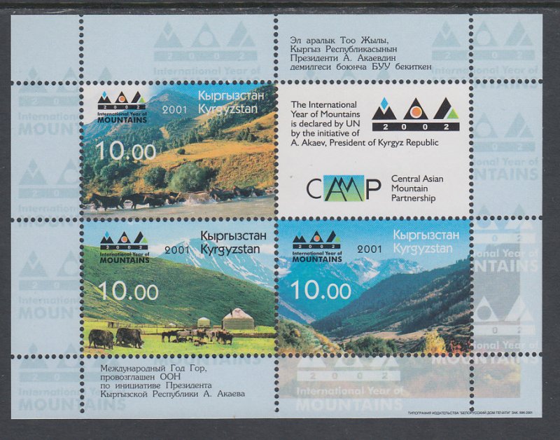 Kyrgyzstan 163 Souvenir Sheet MNH VF