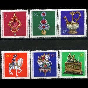 DDR 1971 - Scott# 1306-11 Ancient Treasures Set of 6 NH