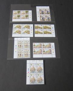 Gibraltar 1993 Sc 631-634 Imprint Block (4) MNH