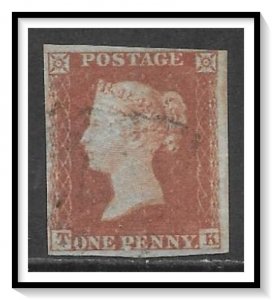 Great Britain #3 (TK) Penny Red Used