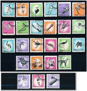 Manama Mi 1195-1219 Complete Set of 25 CTO