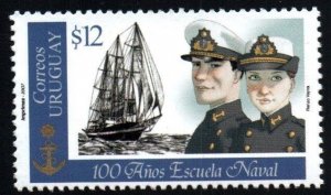 2007 Uruguay naval school centenary ships ocean #2217 ** MNH