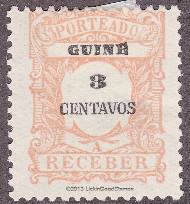 Portuguese Guinea J33 Postal Due 1921