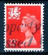 Great Britain, Region, Wales; 1990: Sc. # WMMH42: O/Used Single Stamp