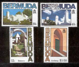 BERMUDA 461-464 MINT HINGED ARCHITECTURE SET