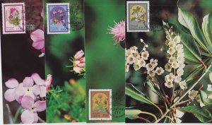 PORTUGAL [Madeira] MiNr 0086-89 ( Maxi ) Blumen
