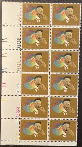 US #1486 MNH Block of 12,6# - 8c American Painter: Henry Tanner 1973 [CVR262]