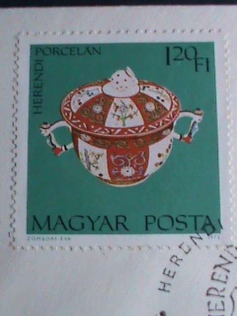 ​HUNGARY-FDC-1972-SC#2173- HEREND CHINA FACTORY FOUNDED IN 1839 MNH COVER VF