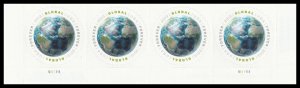 US 4740 Earth global F plate strip 4 L MNH 2013