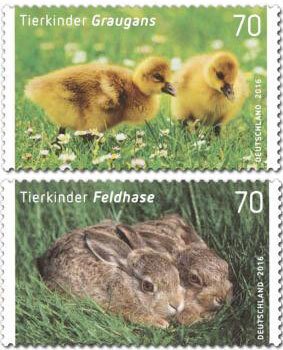 Scott #2898-9 Young Animals MNH