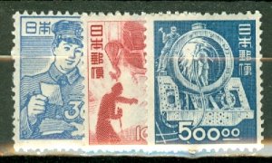 KS: Japan 425-436 mint CV $550; scan shows only a few