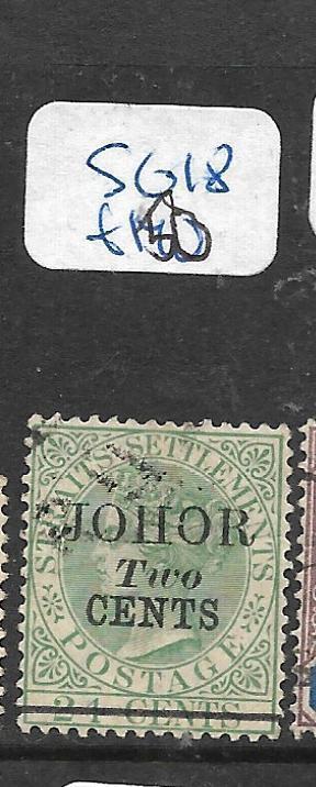 MALAYA  JOHORE   (PP2704B)  QV 2C/24C  SG 18  VFU