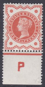 ½d Vermilion Jubilee control  P perf single UNMOUNTED MINT