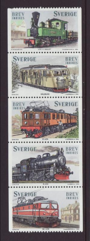 Sweden 2525 Trains MNH VF