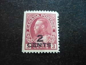 Stamps - Canada - Scott#140 -F/VF Mint Never Hinged 2 Cent Surcharged on 3 cents