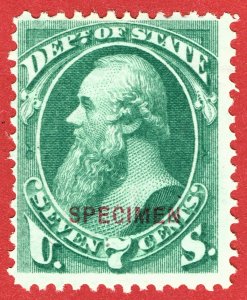 [sto118] 1875 Scott#O61S MNGAI Official  *Specimen* Cat.val:$175