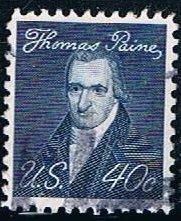 USA 1292a, 40c Paine, tagged, used, VF