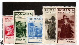 Romania B26-B30 Set Mint Hinged