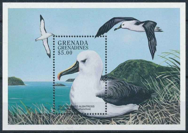 [108799] Grenada Grenadines 1998 Birds vögel Yellow-nosed Albatross Sheet MNH