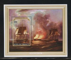 Rwanda Scott #730 MNH Sailing Ships CV$5+