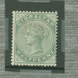 Gibraltar #8v Unused Single