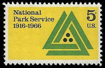 U.S. #1314 MNH; 5c National Park Service (1966) (2)