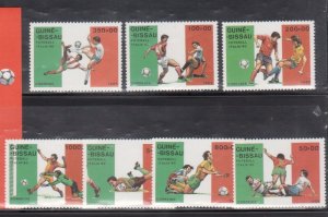 Guinea Bissau 780-86 World Cup Soccer Mint NH