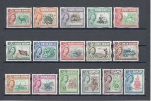 NORTH BORNEO 1961 SG 391/406 MNH Cat £180