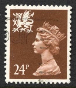 STAMP STATION PERTH Wales #WMH44 QEII Definitive Used 1971-1993