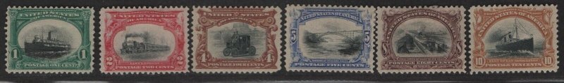 US Sc#294-299 M/H/F-VF complete set