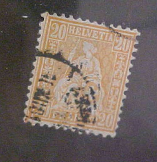 SWITZERLAND  STAMP #64  cat.$170.00 USED 