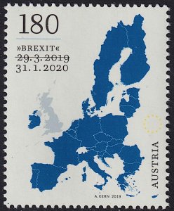 Austria - 2020 - Scott #2839 - MNH - Brexit
