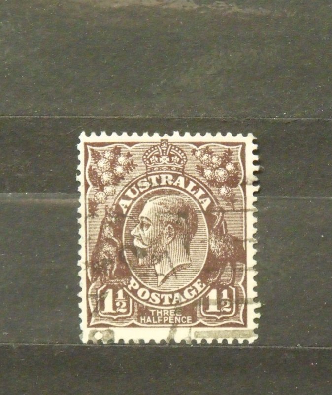 8358   Australia   Used # 24   King George V              CV$ 2.25