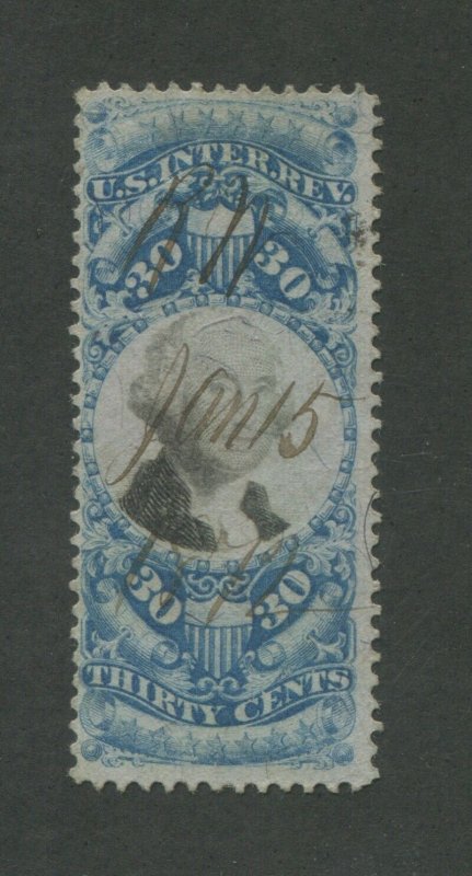 1871 US Documentary Revenue Stamp #R113 Used F/VF