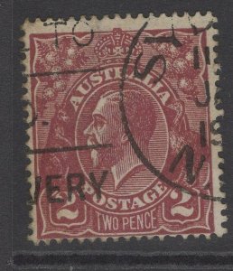 AUSTRALIA SG78a 1924 2d BRIGHT RED-BROWN USED