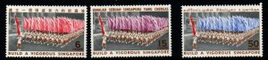 SINGAPORE SG92/4 1967 NATIONAL DAY MNH