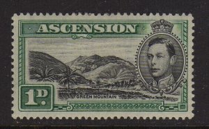 Ascension 1938 KGVI 1d Sc 41 MH