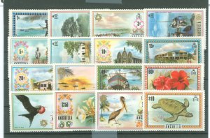 Anguilla #145-160  Single (Complete Set)