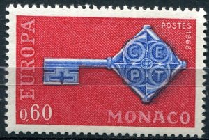 Monaco Sc#690 MNH, 60c car & ultra, Europa (C.E.P.T.) 1968 - Key (1968)