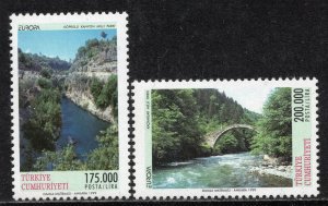 EUROPA 1999 - Turkey - Nature Reserves and Parks - Bridge - MNH Set
