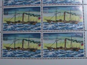 ​ST.KILDA-SCOTLAND FAMOUS SHIP-THE VULCAN MNH SHEET VF WE SHIP TO WORLD WIDE