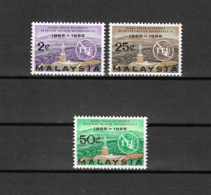 MALAYSIA 1959 SG 12/14 MNH