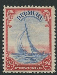 Bermuda - Scott 109A - Lucie Definitive - 1940 - MH -  Single - 2d Stamp