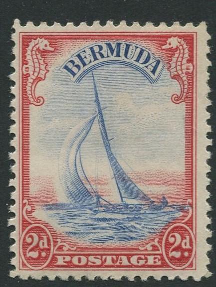 Bermuda - Scott 109A - Lucie Definitive - 1940 - MH -  Single - 2d Stamp