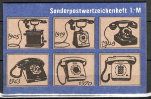 German DDR Scott # 2328 (10), mint nh, cpl booklet, Mi # SMHD 12a