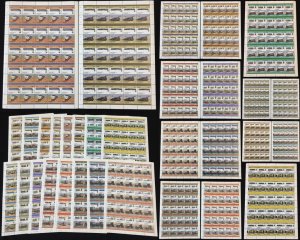 St Vincent TRAINS Locomotives Sheets x16 MNH(800 Stamps) BLK56